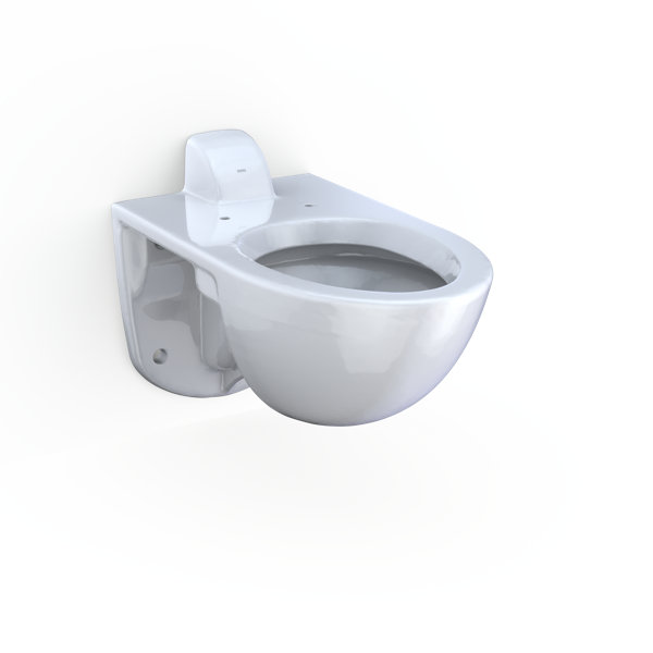 TOTO Tornado Flush Commercial Flushometer WallMounted Toilet